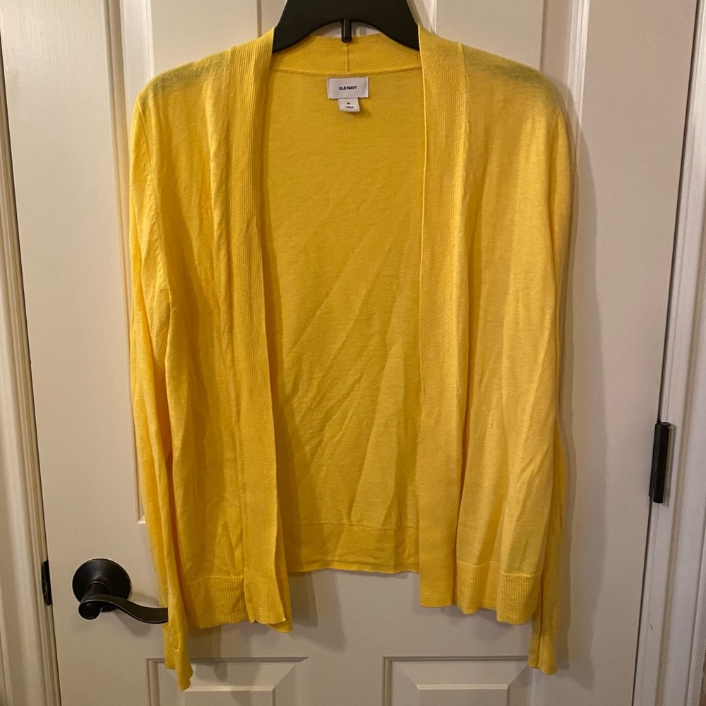 Yellow Lightweight Cardigan